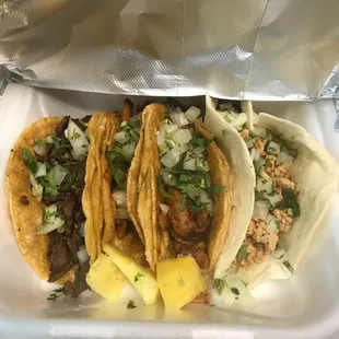Carne Asada. Al pastor, pollo