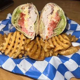 Roasted Turkey Bacon Wrap