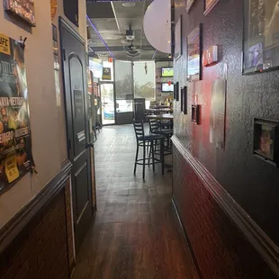 Clean hallway / restaurant