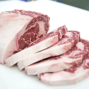 a piece of meat on a cutting board