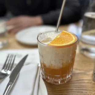 Persimmon cream soda