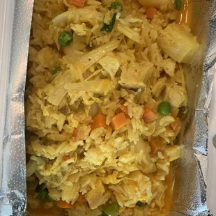 Curried fried rice