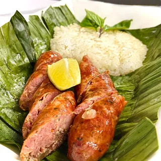 Hmong Sausage W/sticky Rice