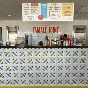 a man standing in front of the counter