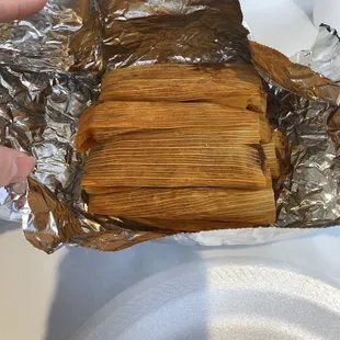 Beef Tamales Plate