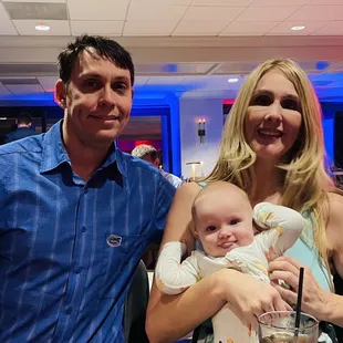 Dancing w the baby &amp; Brian, Tampa Club, 42nd floor, Downtown Tampa