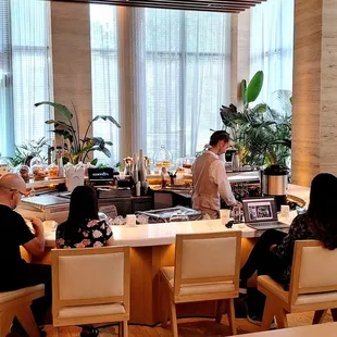 Coffee and Pastry Counter