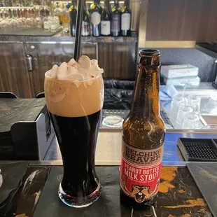 The Prize Fighter with a peanut butter stout