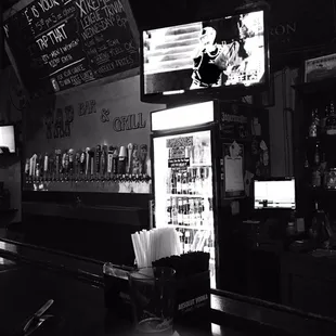 a black and white photo