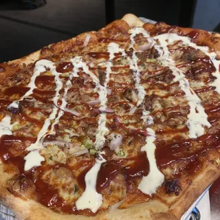 BBQ Pulled Pork pizza