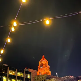 View is stunning from the rooftop... suggest sitting here whenever possible.  The fresh air, music, and vibe is awesome!