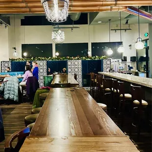 After our large party cleared out...