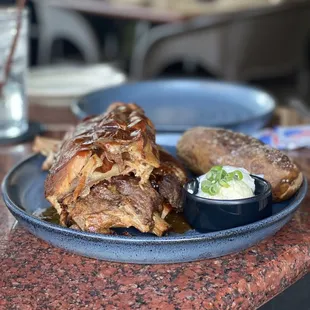 Full rack of BBQ ribs
