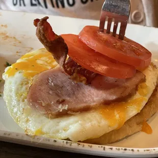 Breakfast sandwich