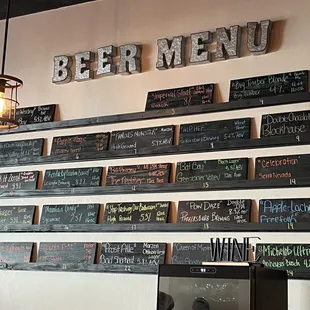 Look at the WV craft beer choices!!