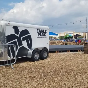 One of the many beer trucks