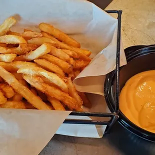Fries with beer cheese