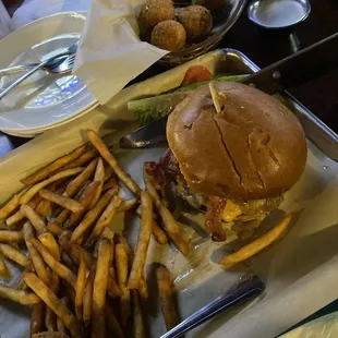 Smash burger and jalapeno Jalapeno Cheese Balls