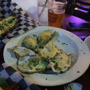 Rockefeller oysters best in town....