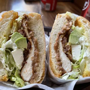 Chicken milanesa torta