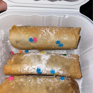 Banana Roll with Honey and chocolate