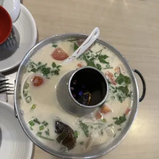 Tom Kha Soup with Shrimp