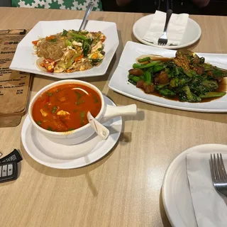 Chinese Broccoli with Crispy Pork