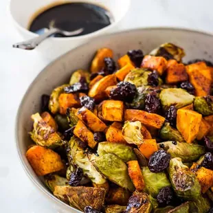 Sweet Potato Brussel Sprout Hash