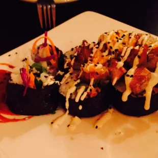 Amazing sushi with jackfruit! It was their special, but should be a regular menu item!!