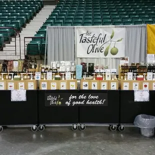 Set up at an event in Topeka!