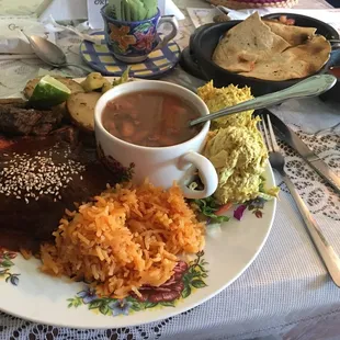 Sampler plate, a little bit of everything..  all good and my favorite here