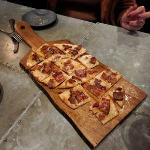 Gluten Free tarte flambee flatbread