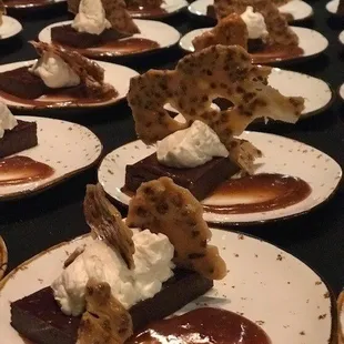 Chocolate Fudge Cheesecake with Caramel &amp; Chocolate Pop Rocks Brittle!