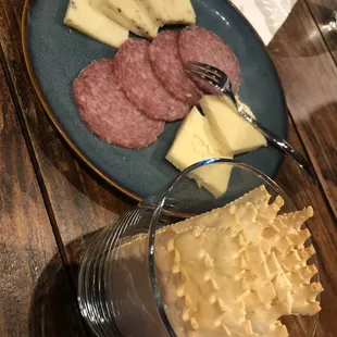 Beechers cheese &amp; salami. So good!