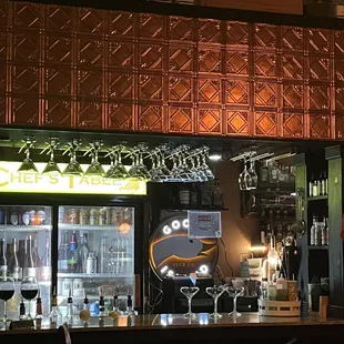 Bar area.  Tasting room.