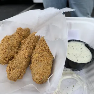 Fried pickles