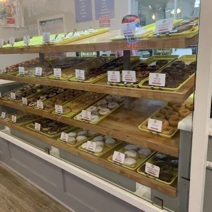 a variety of donuts