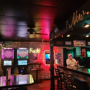 a man standing at the bar