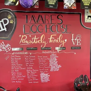 Wall at the dog house
