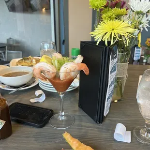 a plate of food on a table