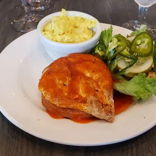 Grilled barbecue chicken sandwich