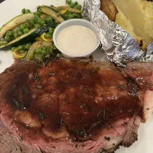 Prime rib night. Delicious! Photo doesn&apos;t do it justice.