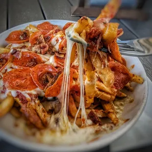 Hot Honey Pizza Fries