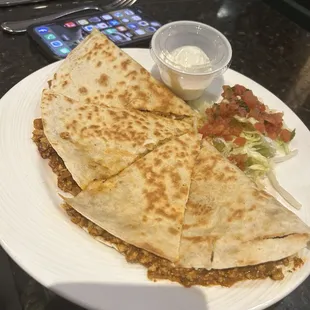 Not your average chicken quesadilla