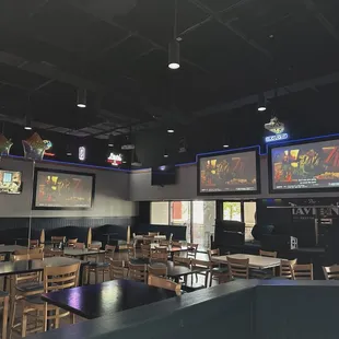 the interior of the restaurant