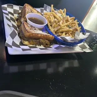 Birria Melt With Loaded Fries