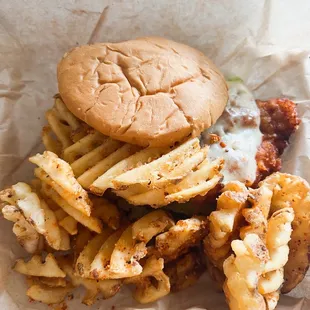 Fried chicken sandwich