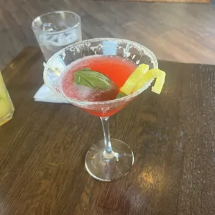 Lemon drop martini. 2/5 rating