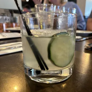 Cucumber Basil Gimlet