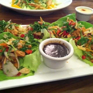 Thai Chicken Lettuce Wraps